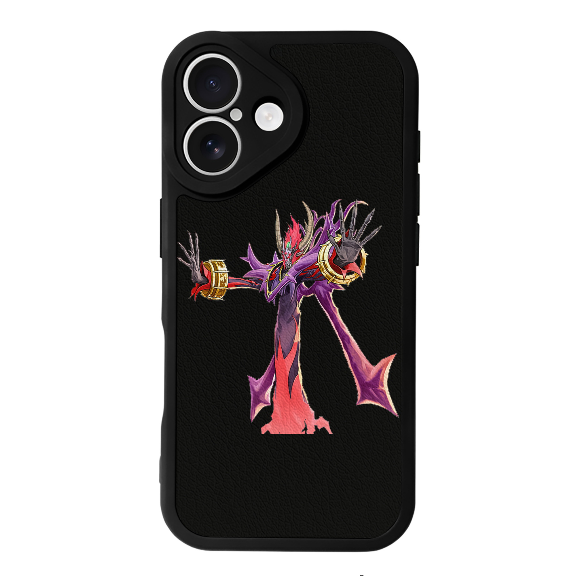 遊☆戯☆王 Yu-Gi-Oh! 【iPhone 16シリーズ対応】シリコンスマホケース（レザー調） 材質：シリコン